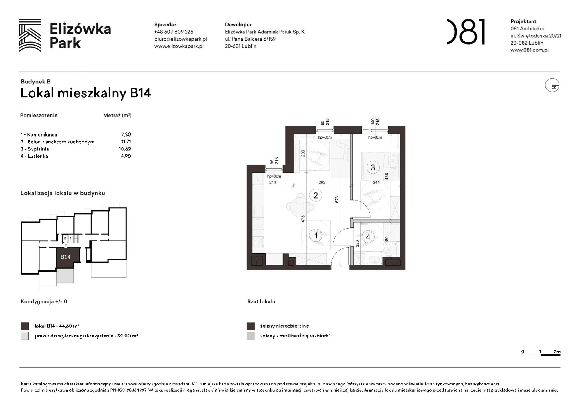 2 pokoje dom, 44,6 m², piętro: 0 – Elizówka Park