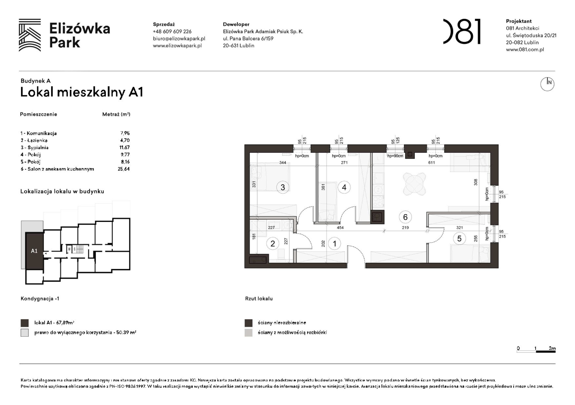 4 pokoje dom, 67,89 m², piętro: -1 – Elizówka Park