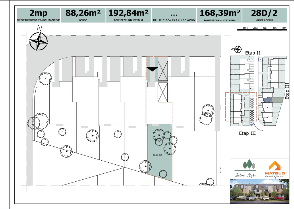 5 pokoje mieszkania, 177,33 m², cena: 1 293 634 zł, piętro: 0 – Zielone Alejki