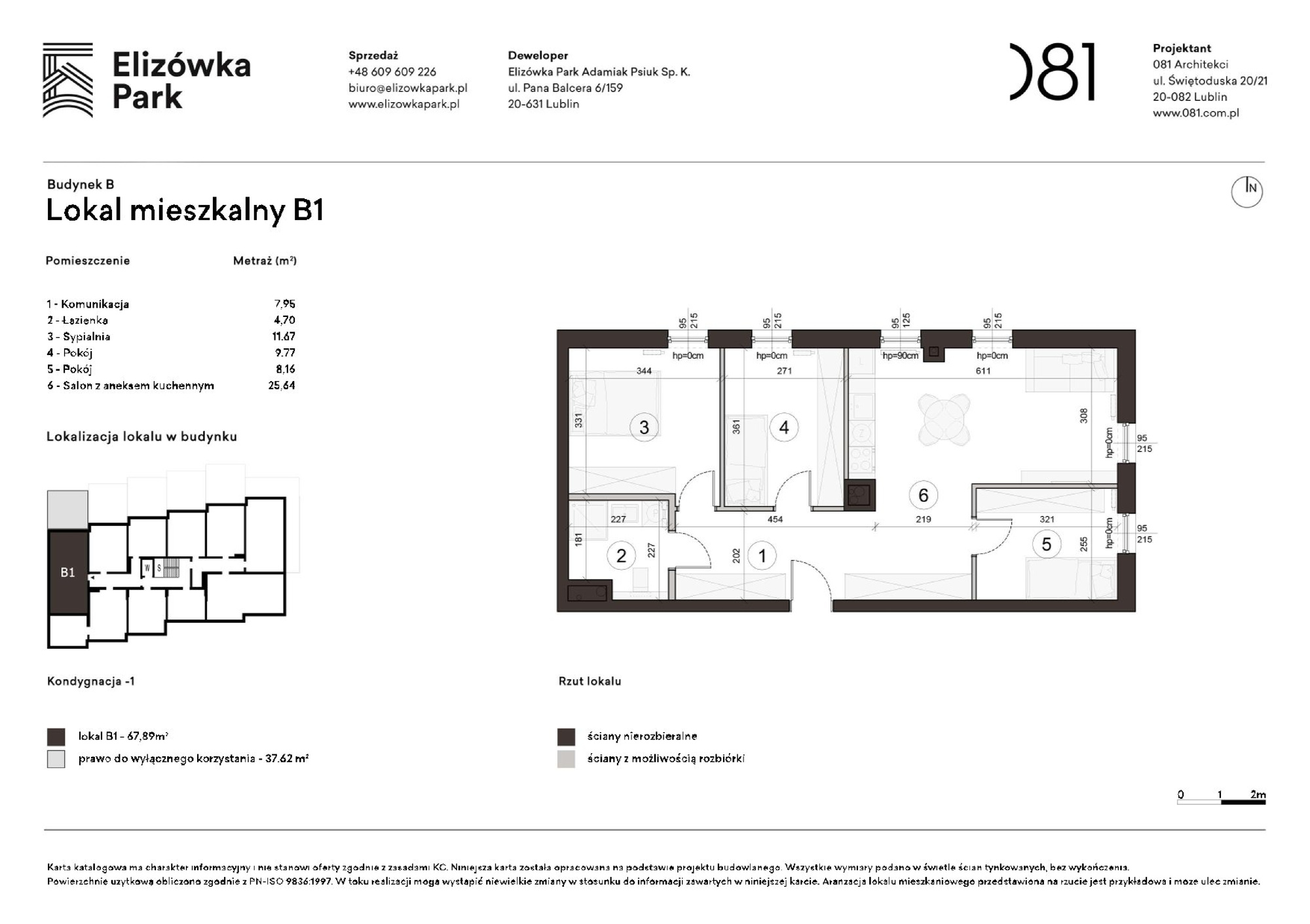 4 pokoje dom, 67,89 m², piętro: -1 – Elizówka Park