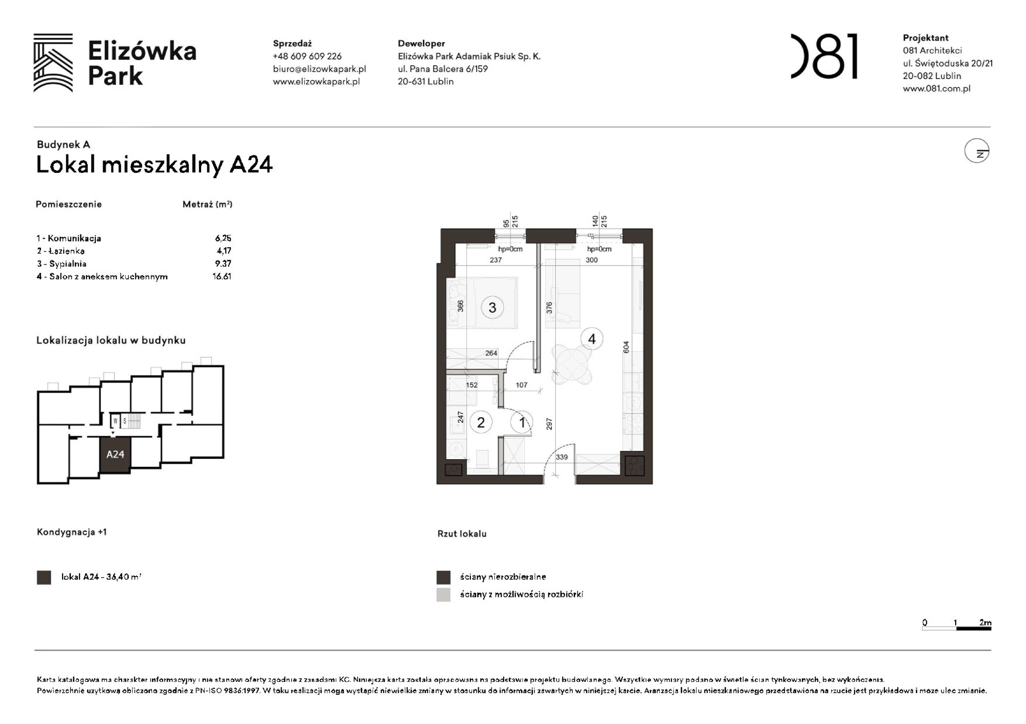 2 pokoje dom, 36,4 m², piętro: 1 – Elizówka Park
