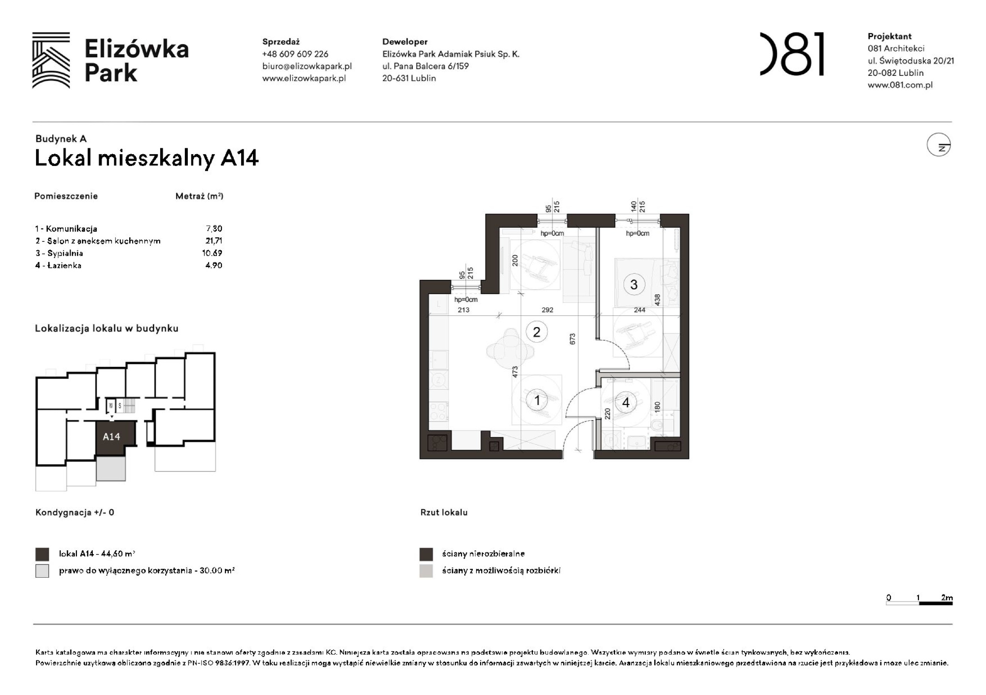 2 pokoje dom, 44,6 m², piętro: 0 – Elizówka Park
