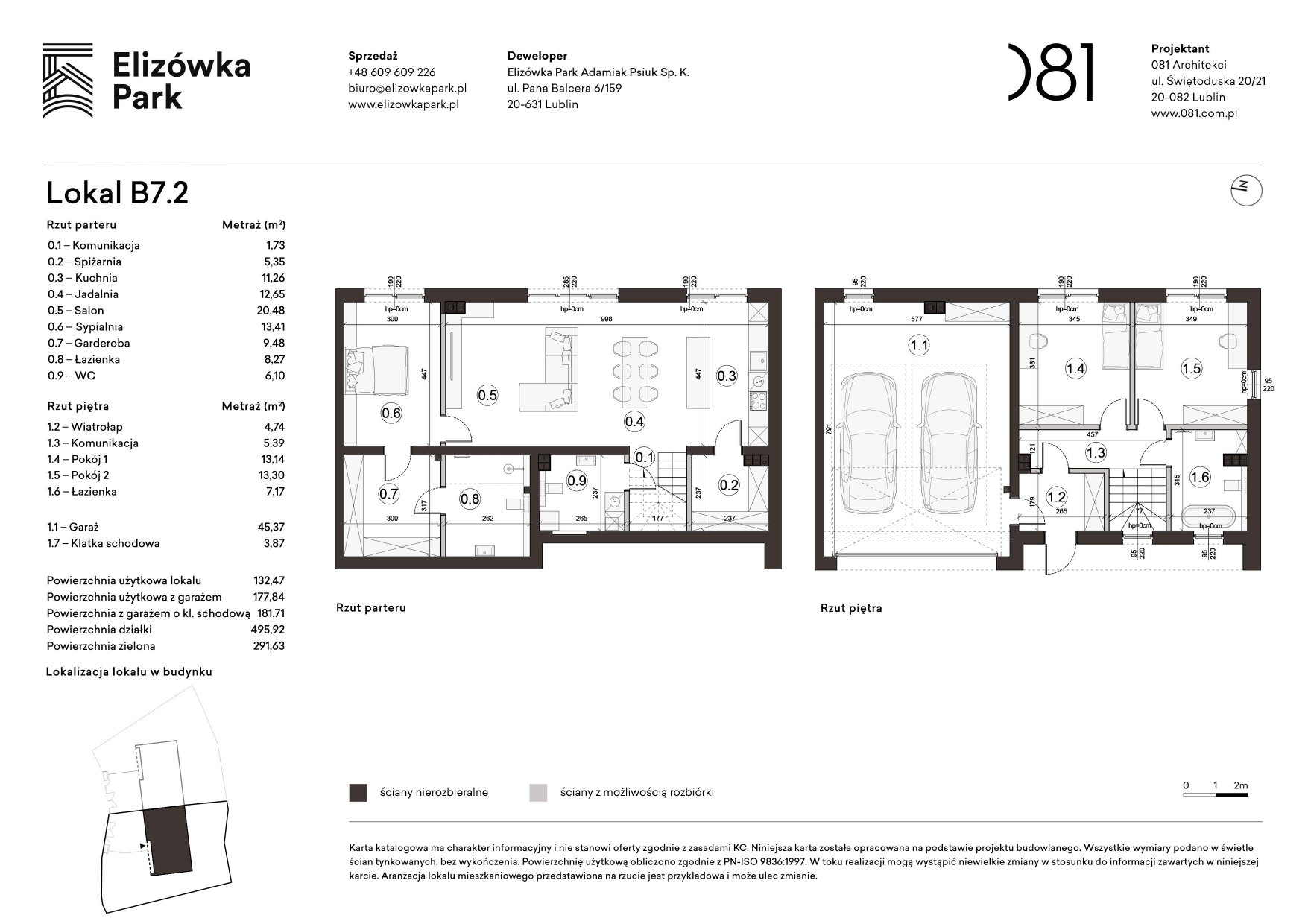 4 pokoje dom, 181,71 m², piętro: 0 – Elizówka Park