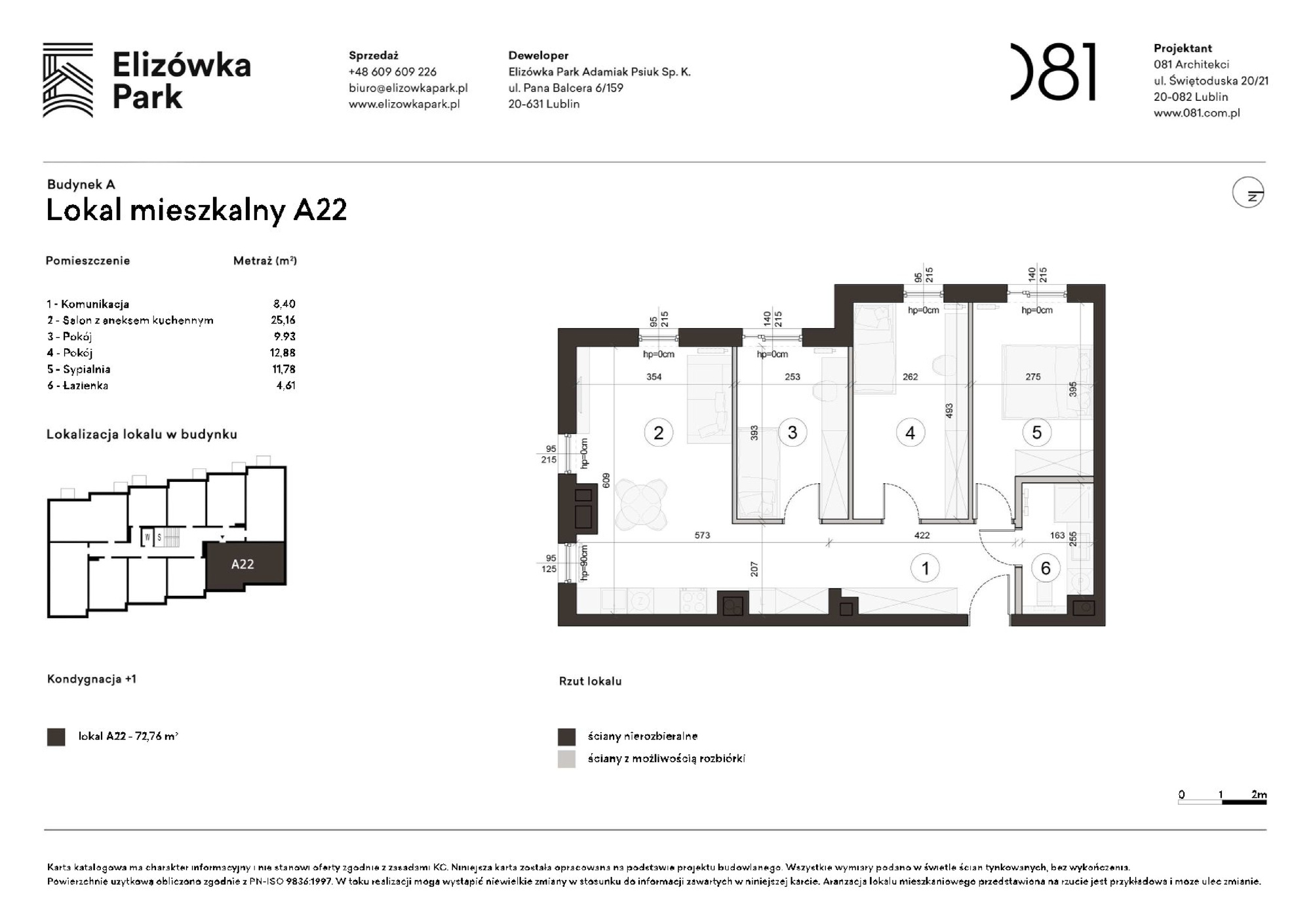 4 pokoje dom, 72,76 m², piętro: 1 – Elizówka Park