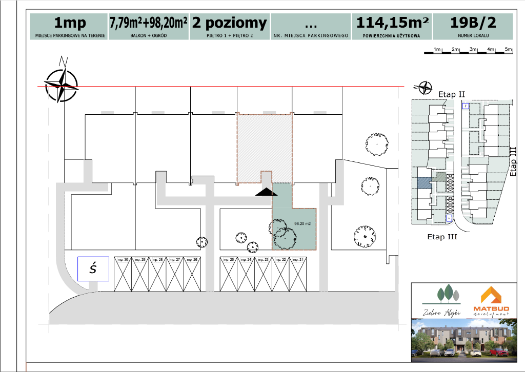 6 pokoje mieszkania, 124,23 m², cena: 940 905 zł, piętro: 1 – Zielone Alejki